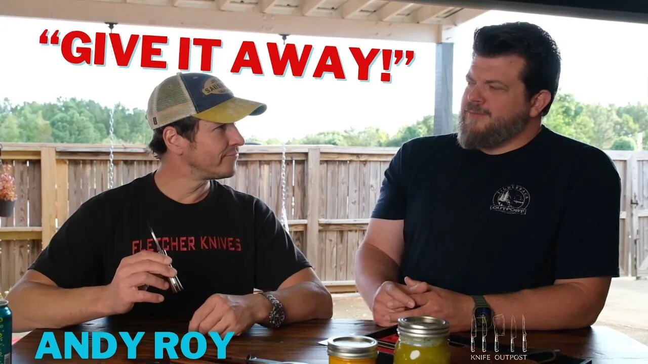 GIVEAWAY, Andy Roy, Fiddleback Forge, More Knives, Shop Updates, & More