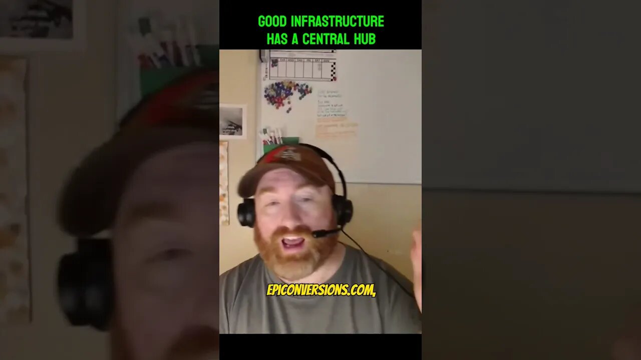 good infrastructure has a central hub