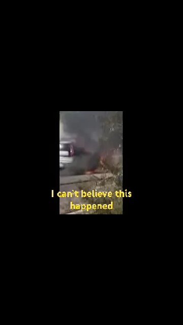 My daughters car BURST into flames!!