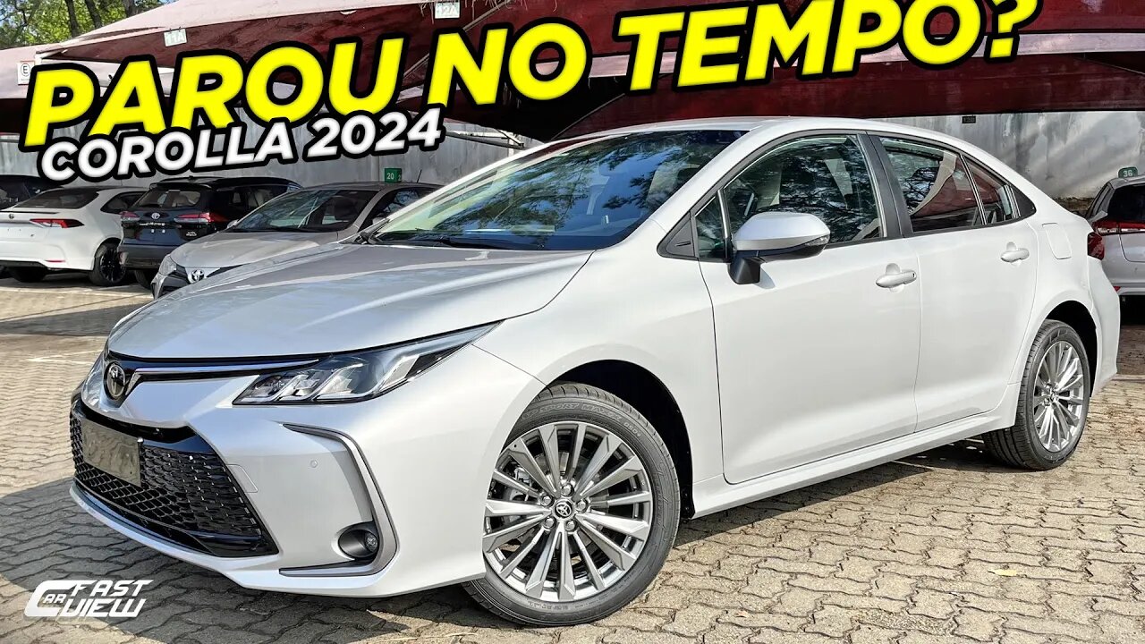 NOVO TOYOTA COROLLA XEI 2024 COM POUCAS MUDANÇAS SERÁ PRESA FÁCIL PARA OS ELÉTRICOS CHINESES?