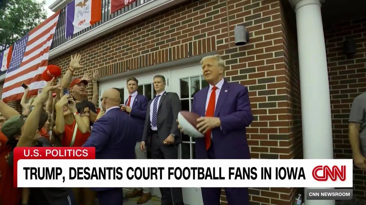 CNN reports on Trump visit to Iowa!