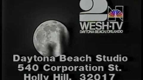 Saturday Night Showcase: WESH-TV NBC 2 Commercial Breaks And Sign-off ,1985