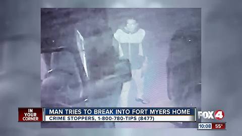 Man Tries to Break into Fort Myers Home