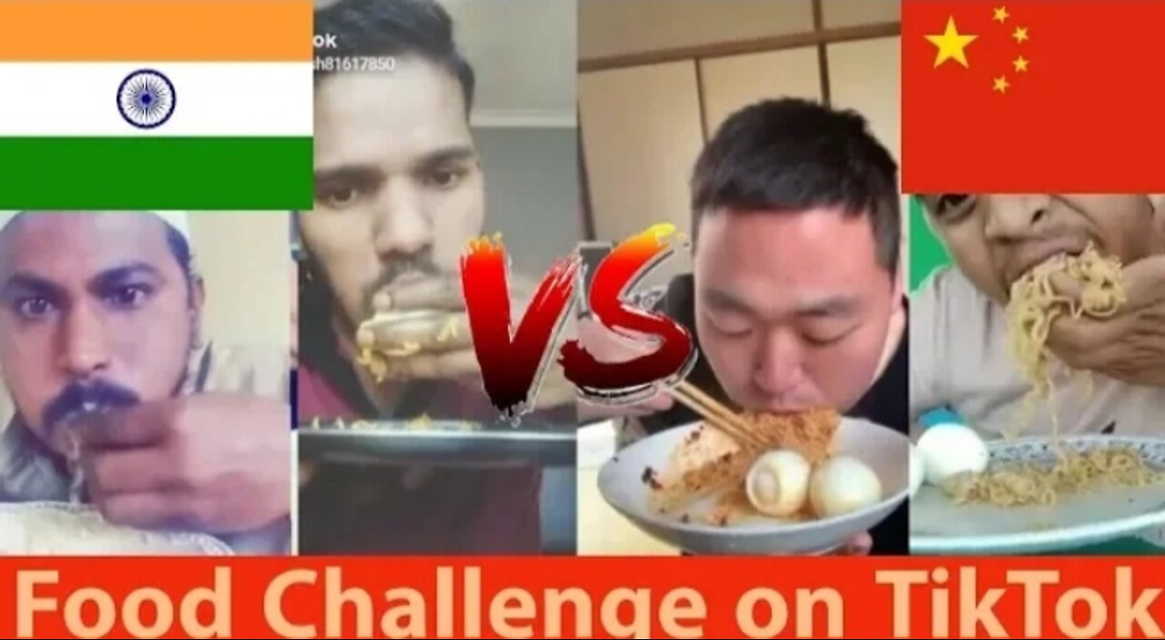 INDIAN VS CHINESE FUNNY FOOD CHALLENGE || WHO IS THE WINNER? ||MOST WATCHED VIDEO 2022