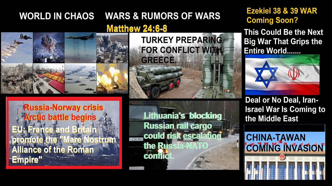 World War 3 News (Compilation of News & War Video Clips)