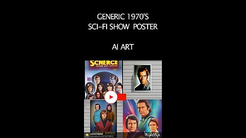 1970S SCI FI SHOW POSTER | AI ART
