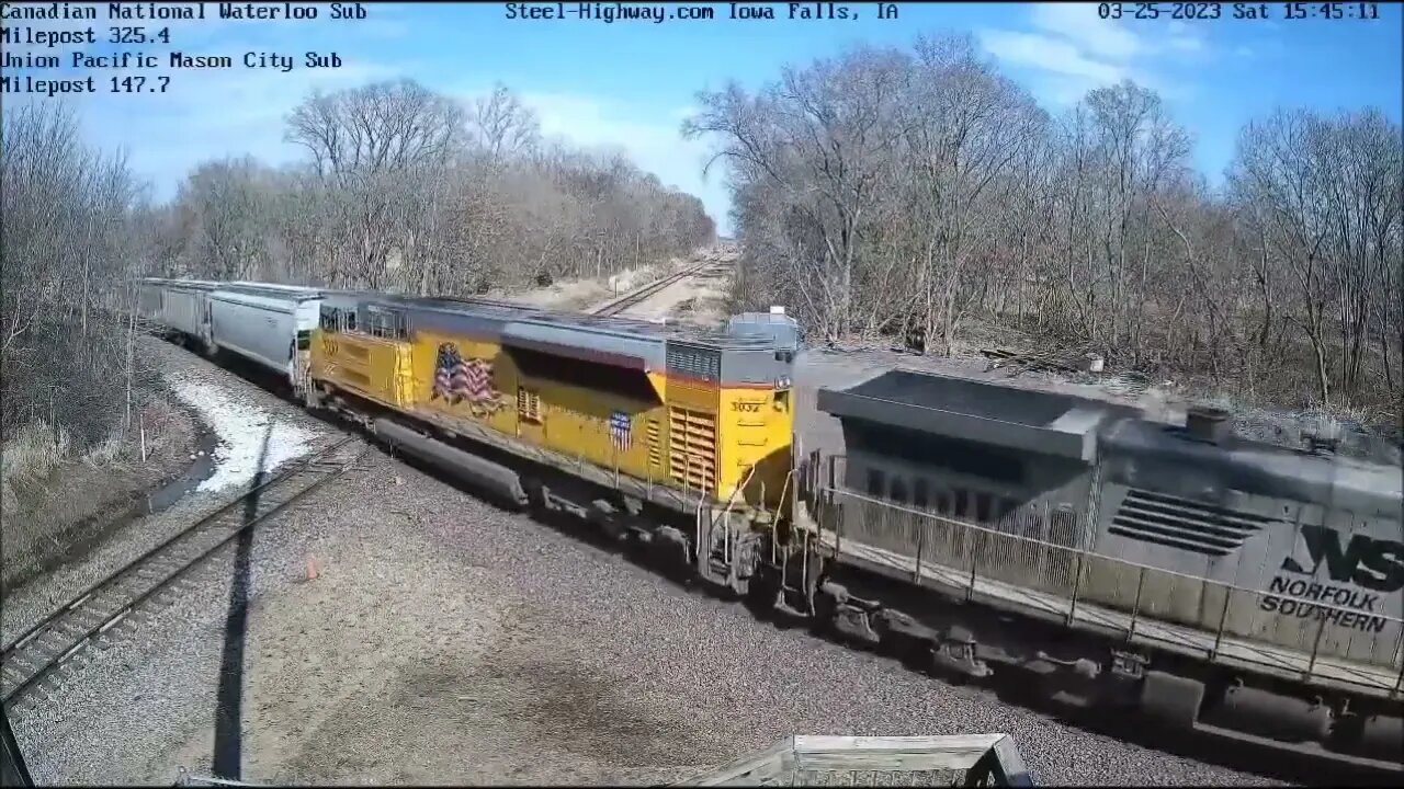 SB Grain with NS 4000 at Iowa Falls, IA on March 25, 2023