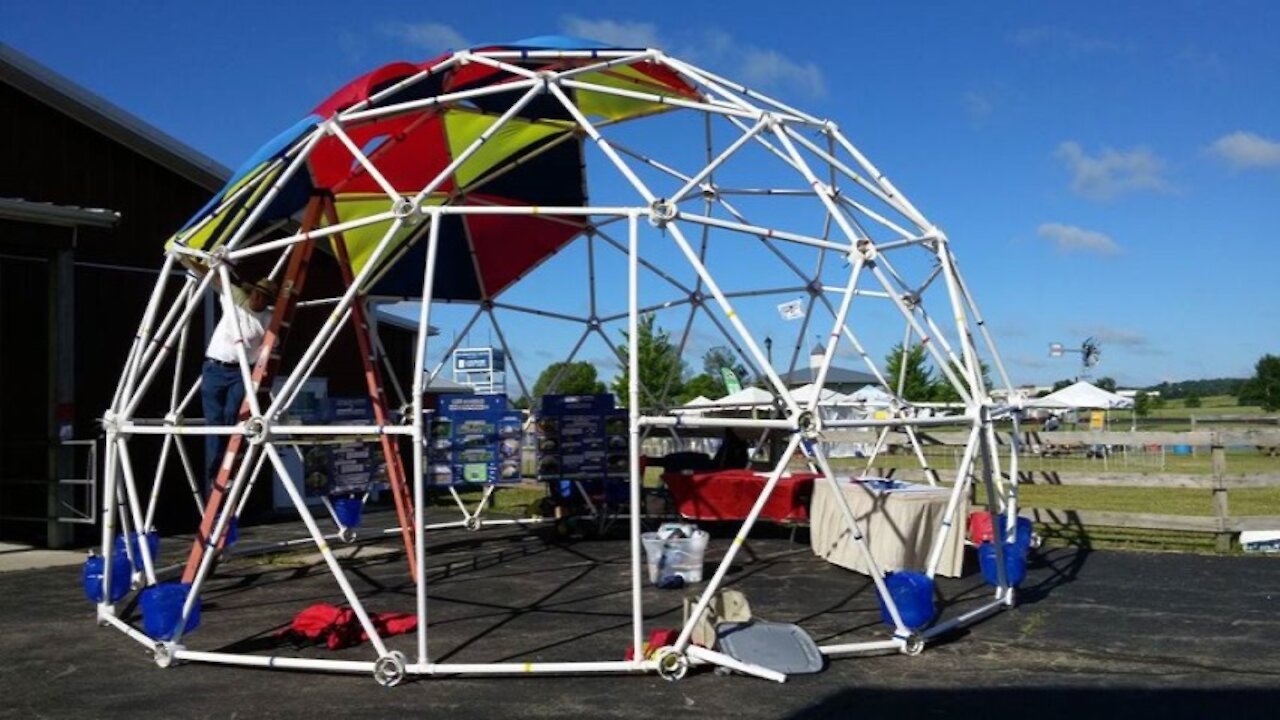 How to Use a Geodesic Dome Calculator - Part 4: Construction Diagram