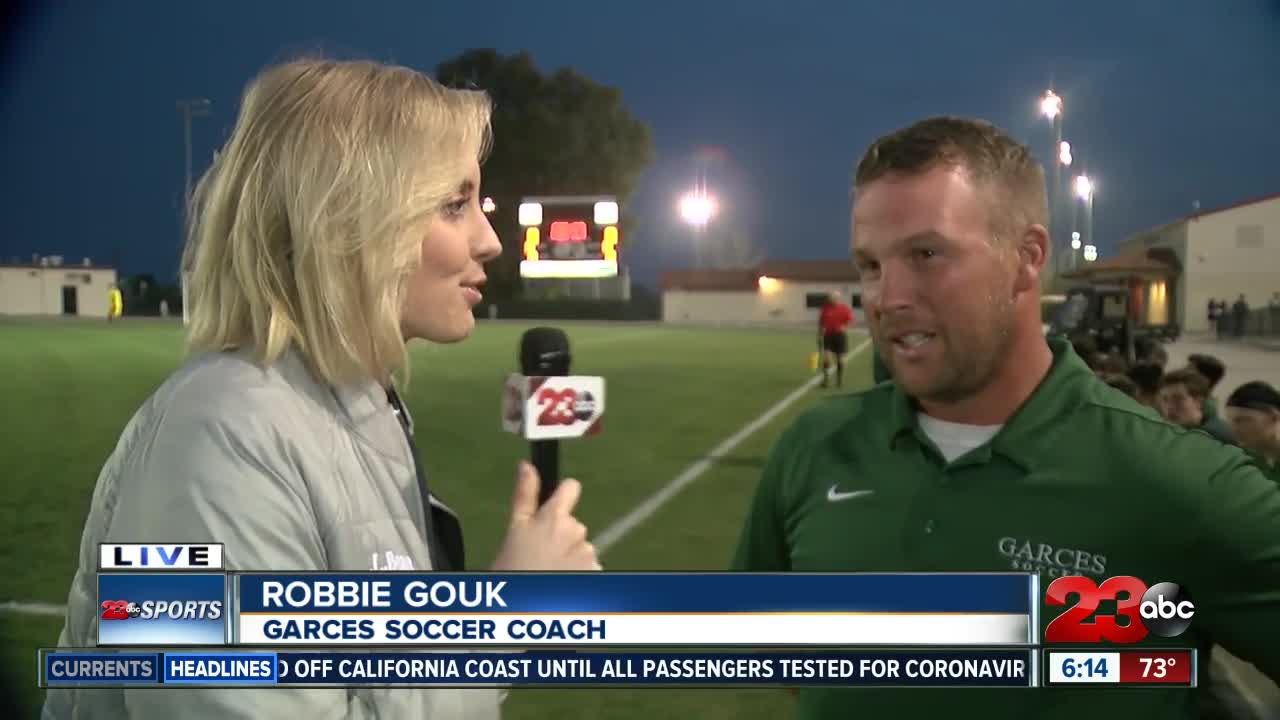 Live interview with Garces Coach Robbie Gouk during SoCal Regional Semifinal