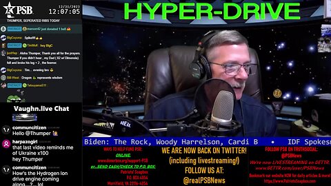 2023-12-31 00:00 EST - Hyper-Drive "The Early Edition": with Thumper