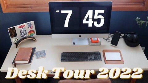 DESK TOUR 2022 // HOME OFFICE // REAL LIFE VERSION