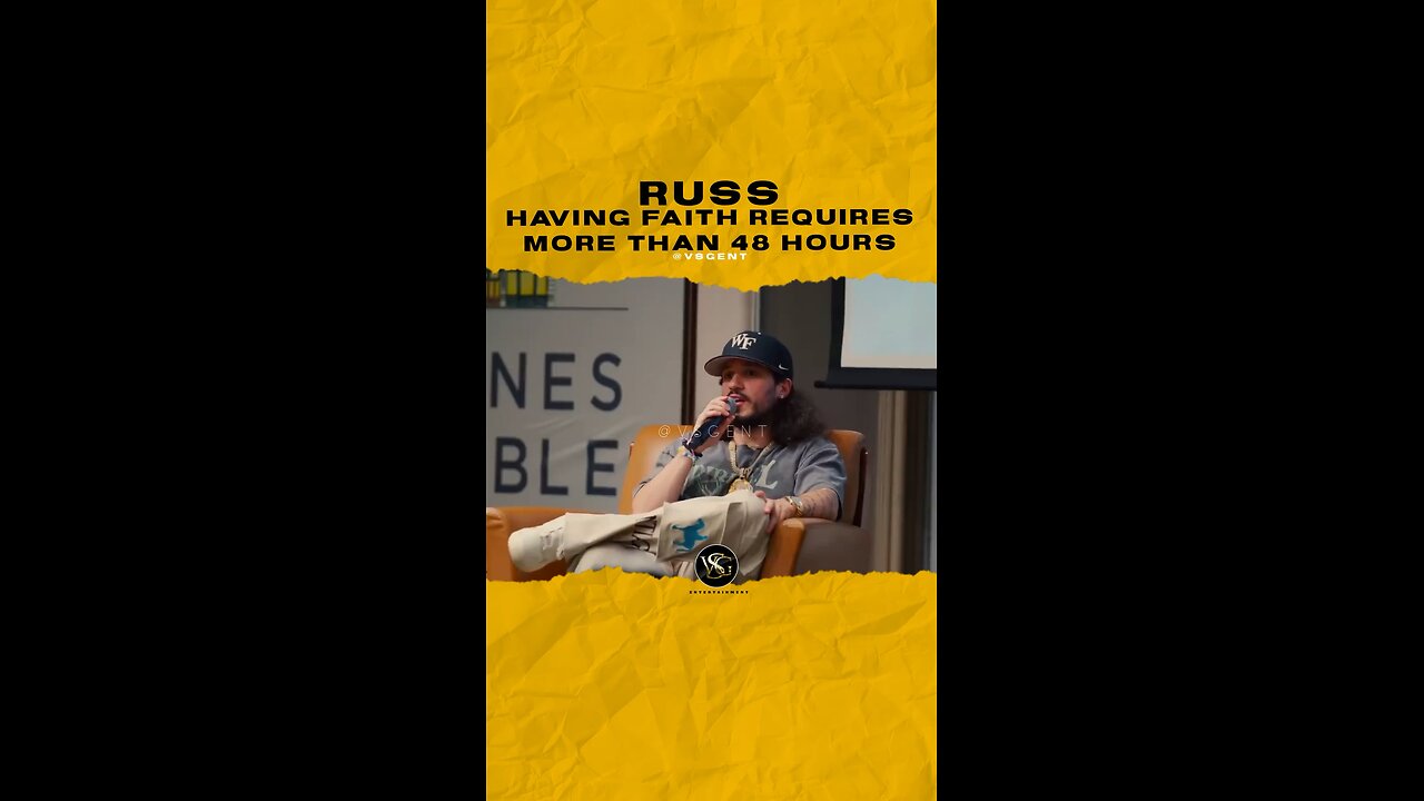 #russ Having faith requires more than 48 hours