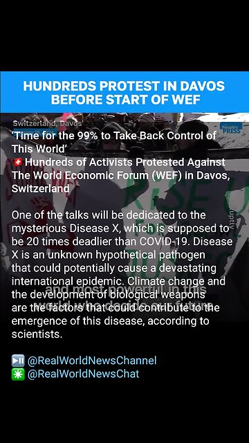 News Shorts: World versus WEF