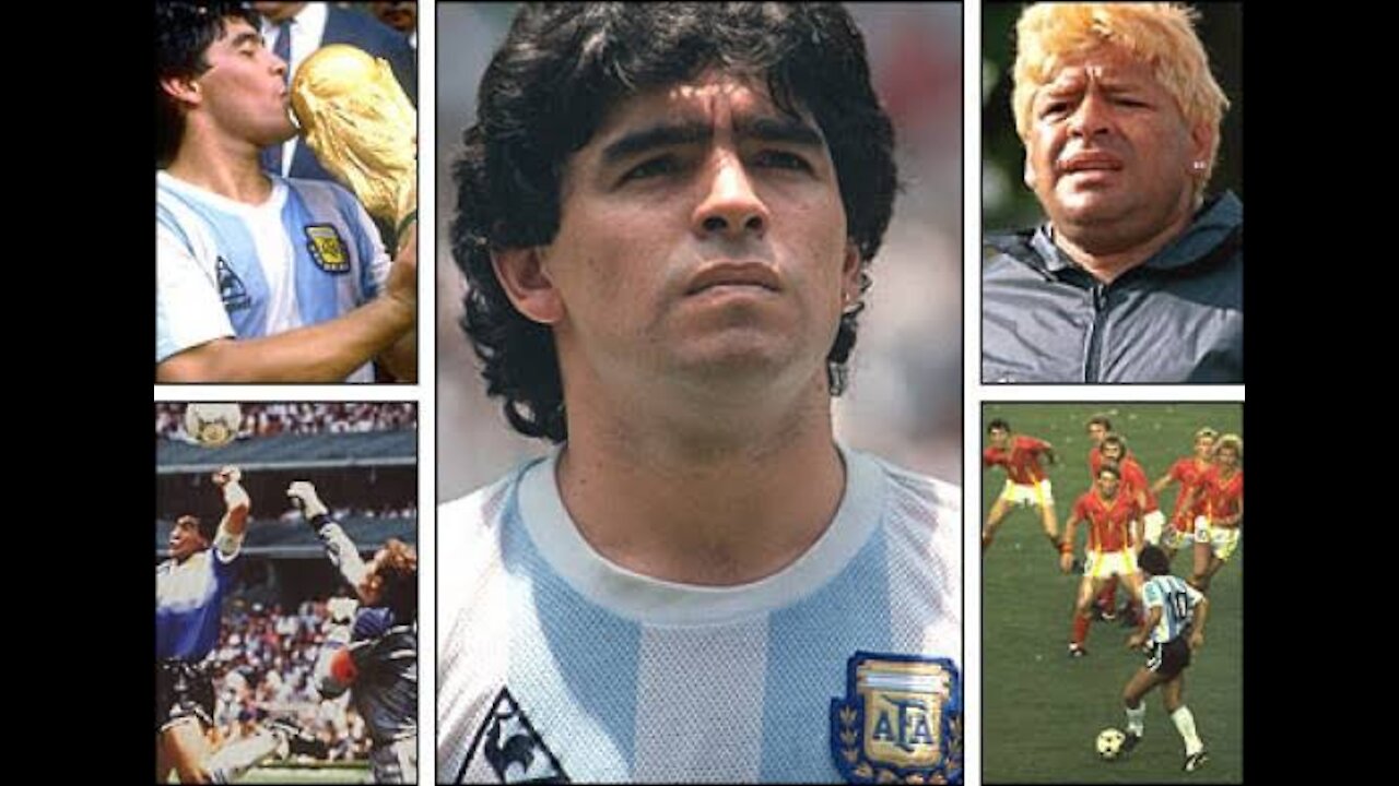 Diego Maradona shocked with amazing football skill..