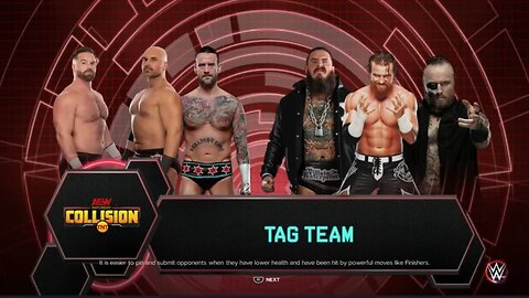 AEW Collision House of Black vs CM Punk & FTR for the AEW World Trios Championship