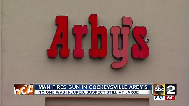 Man fires gun in Cockeysville Arby’s during robbery