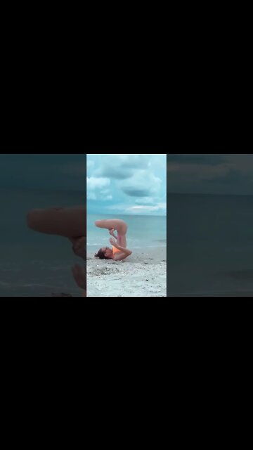 Just Getting Extra Sandy | #gymode #shorts #shortsfeed #yoga