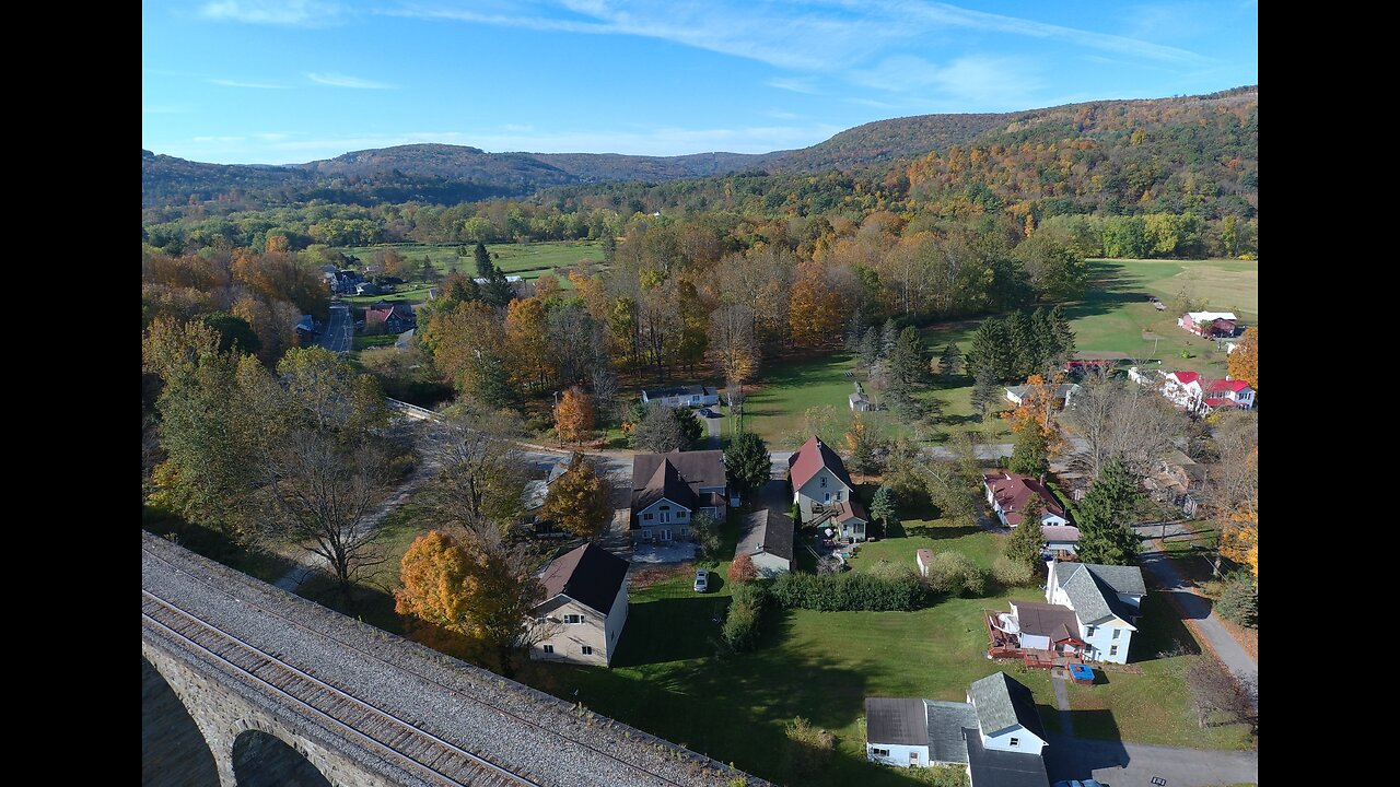 Starrucca Viaduct Railroad Bridge Lanesboro Pennsylvania