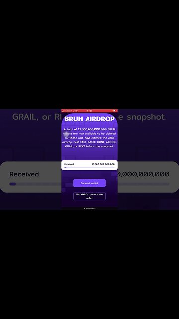 Claim Your $BRUH Airdrop On Arbitrum As Soon As Possible.