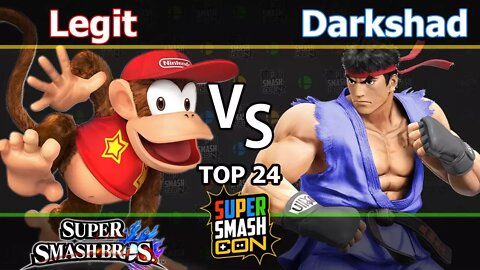 Legit (Diddy) vs. E2C|Darkshad (Ryu) - Wii U Singles Top 24 - SSC2017