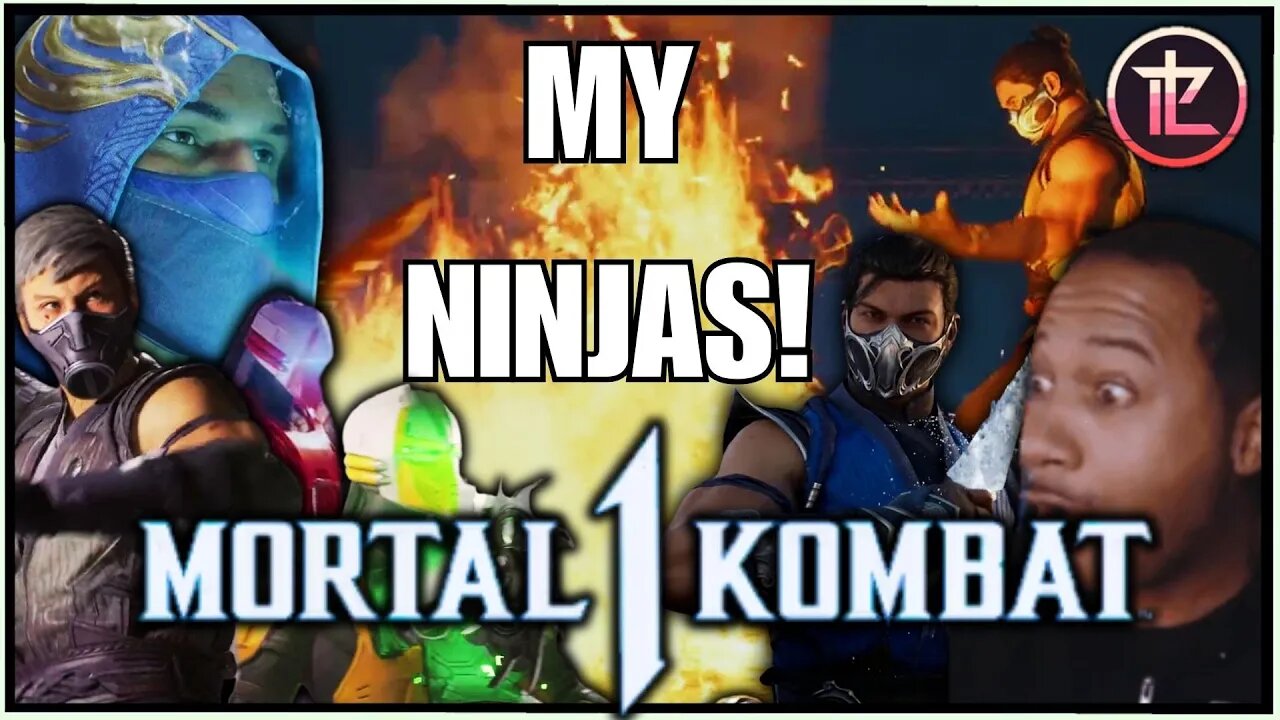 Perfect Legend - MK1 LIN KUEI TRAILER AND SCORPION, JOHNNY CAGE KOMBAT KAST REACTION