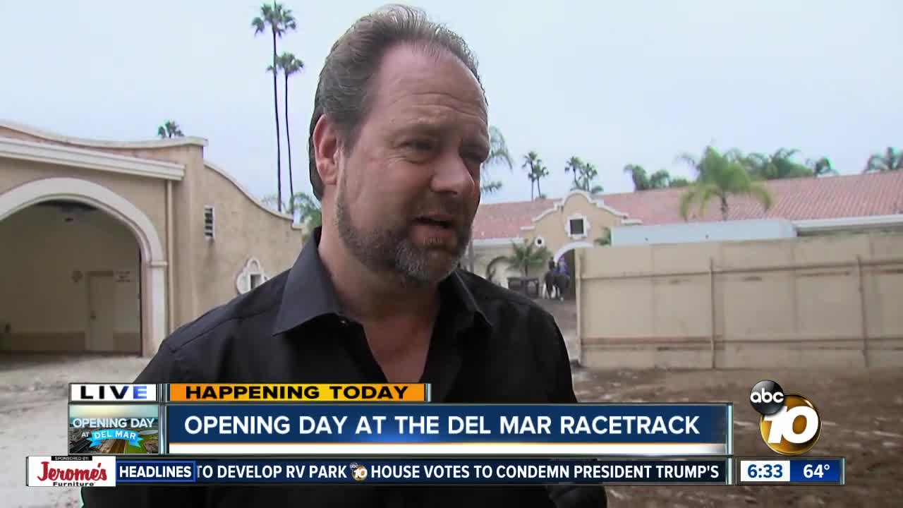 Del Mar Racetrack trainer speaks on 2019 Opening Day