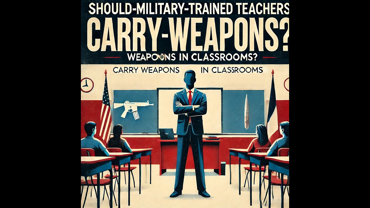 Should Military-Trained Teachers Carry Weapons in Classrooms? 🔫🏫