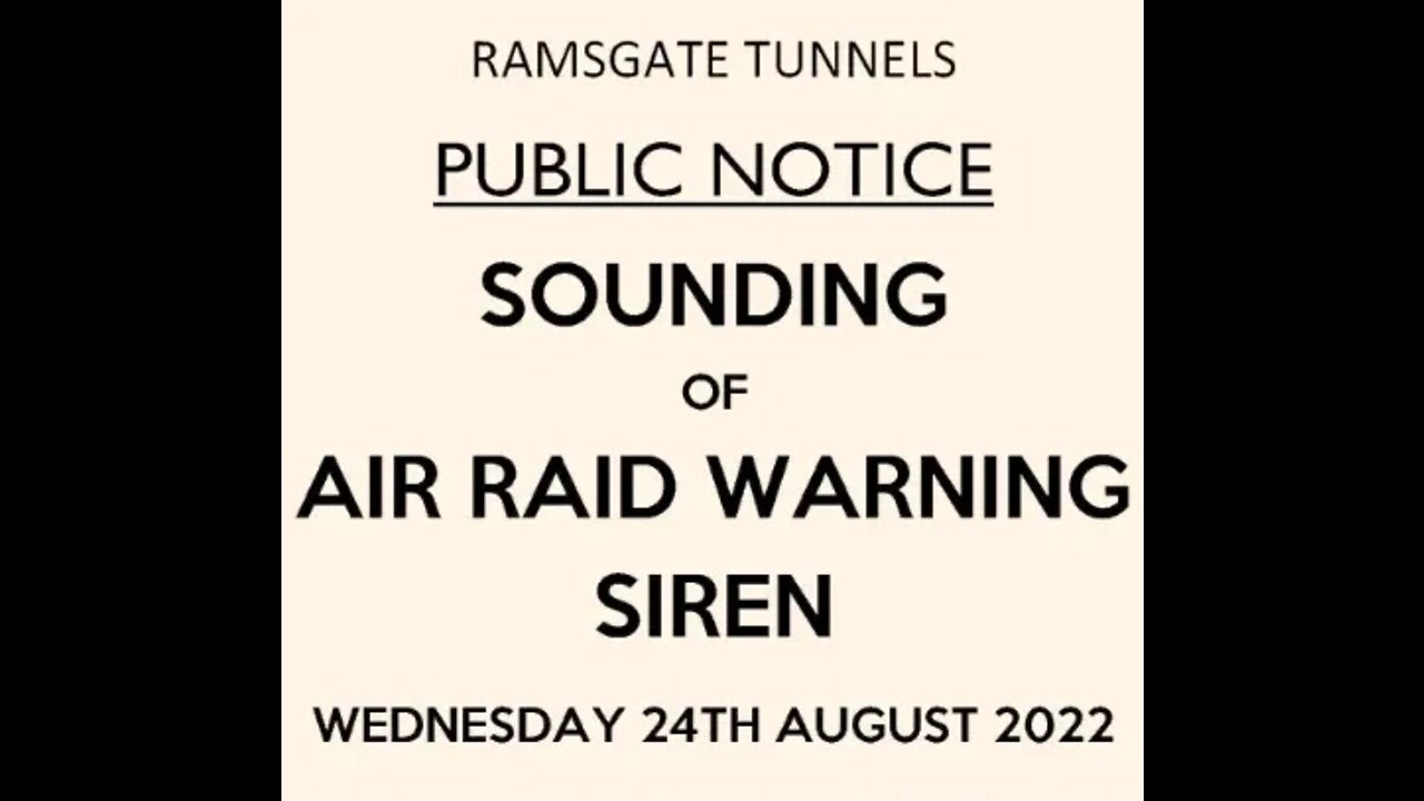 Ramsgate Air Raid Siren