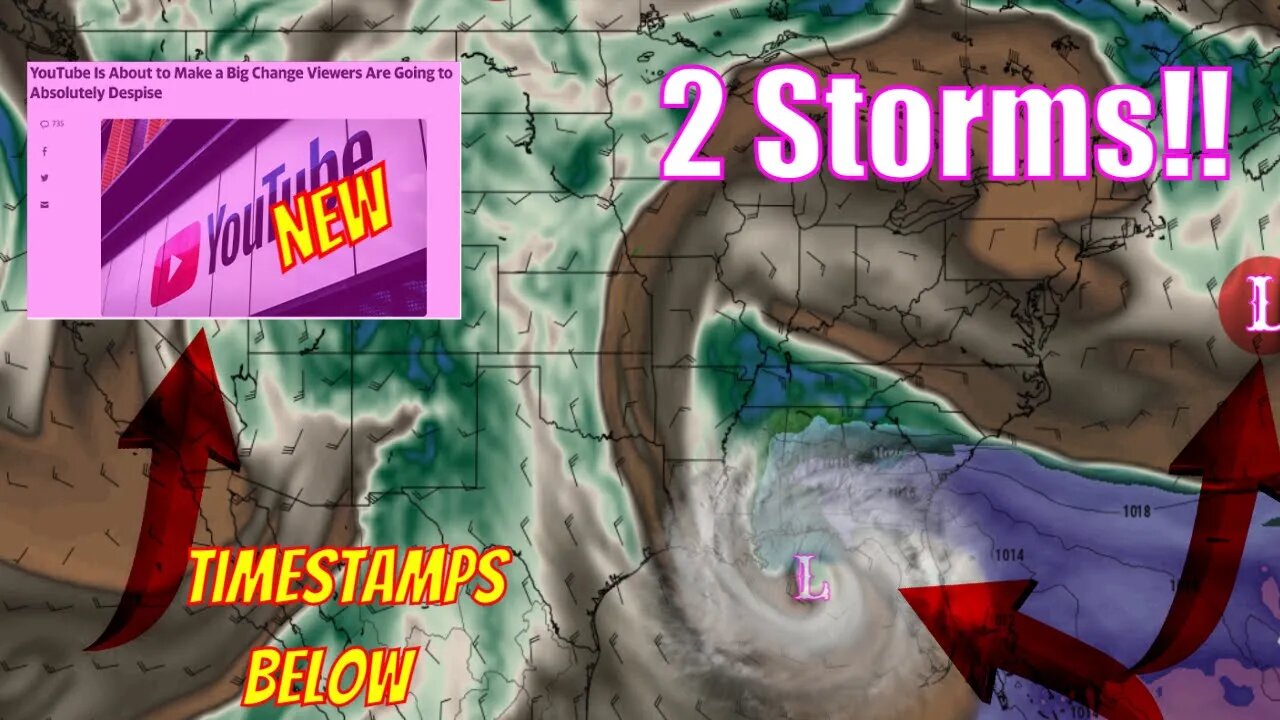 This Is Getting Concerning! Potentially 2 Storms Coming Soon - The WeatherMan Plus