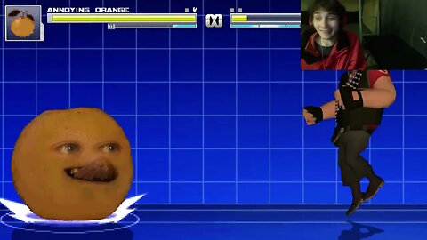 Annoying Orange VS The Heavy From The Team Fortress Series In An Epic Battle In The MUGEN Video Game