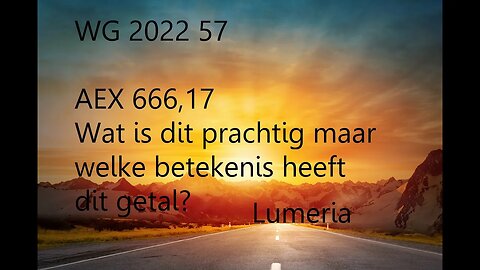 WG2022 - 57 - AEX op magisch getal - de storm is goed bezig!