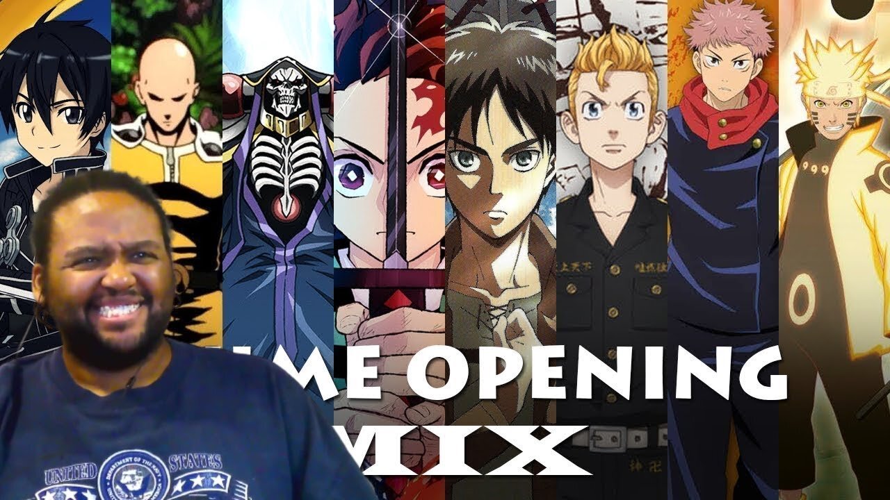 Anime Opening Mix Reaction