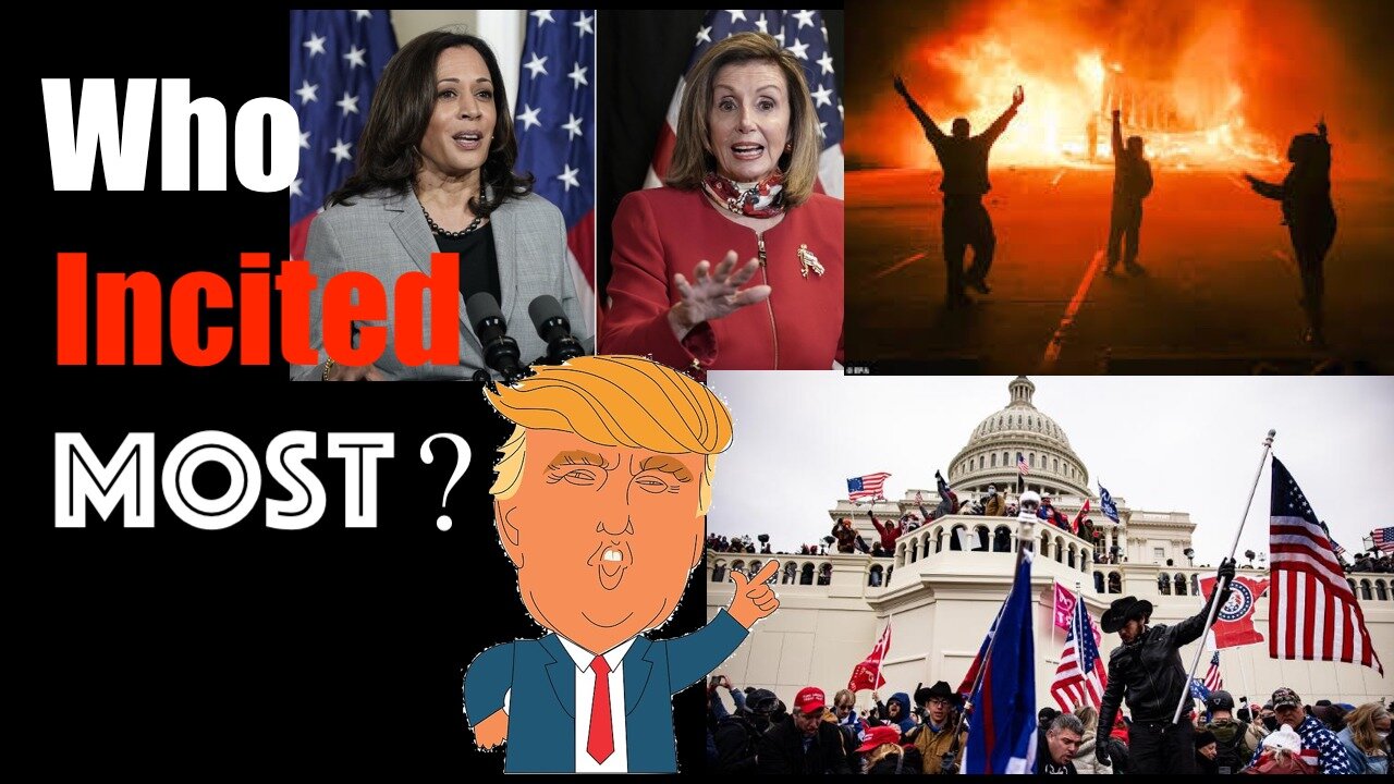 Trump's vs Left Wing Democratic INCITEMENT -- What the Media Won't Show You