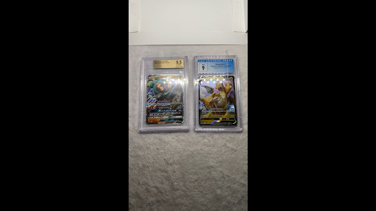 Graded Pokémon cards. #pokemon #pokemontcg #collectables