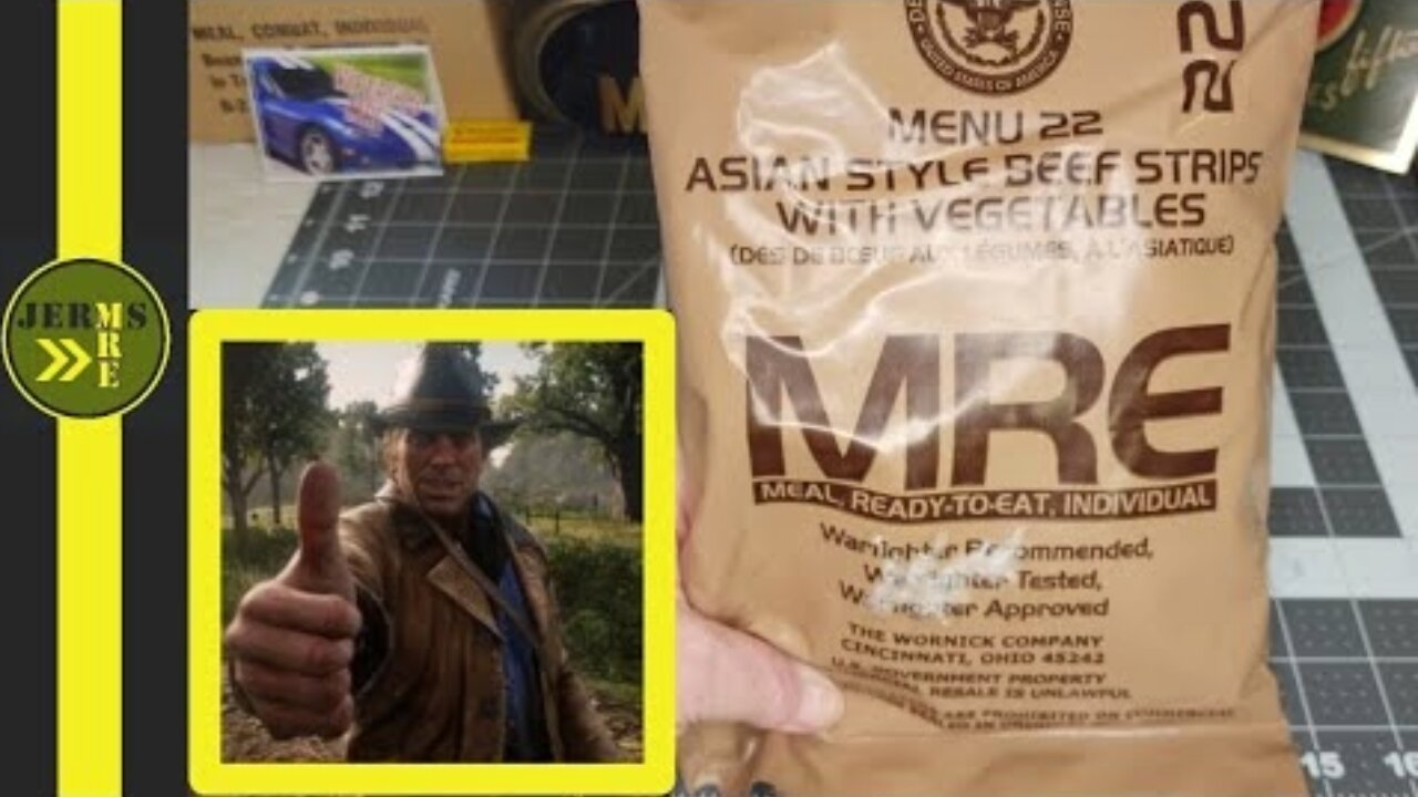 2018 US MRE Menu #22 Asian Style Beef with Vegetables MRE Review