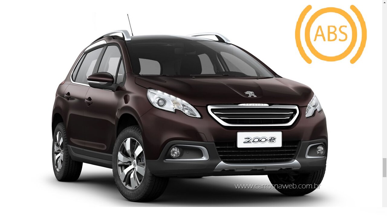 Peugeot 2008 1.6 16v com luz do abs acesa