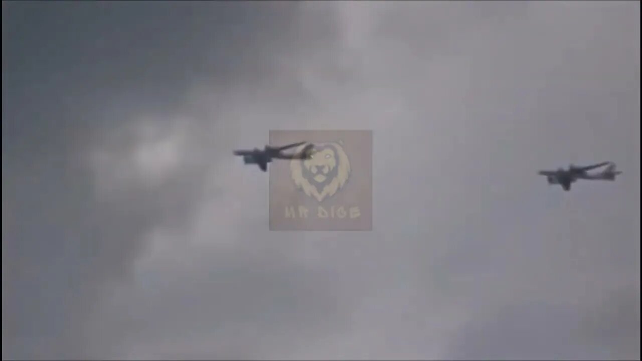 TU 95 Strategic Bomber Over Crimea.