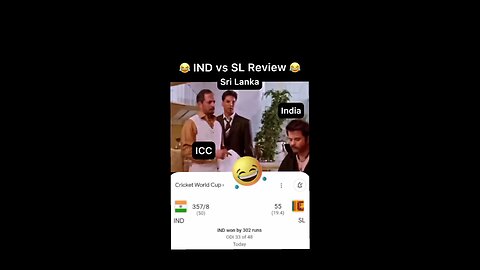 India Vs Sri Lanka 🤣🤣🤣 #ICC worldcup2023 #Indiacricketteam