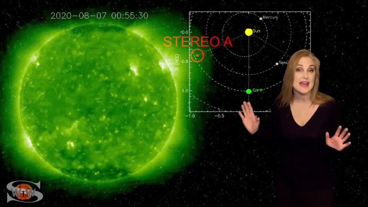 Three Bright Regions & A Storm Generator | Solar Storm Forecast 08.10.2020