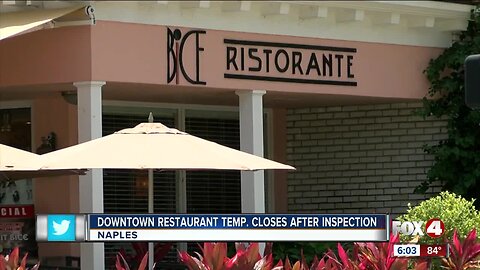 Temporary closure ordered for BiCE Ristorante in Naples after April inspection