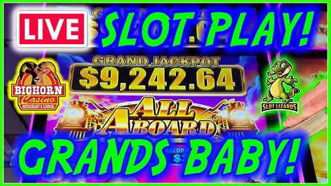 🔴 LIVE SLOT PLAY! J LOVES HIM SOME GRAND JACKPOTS! ALL ABOARD! LET'S GO!