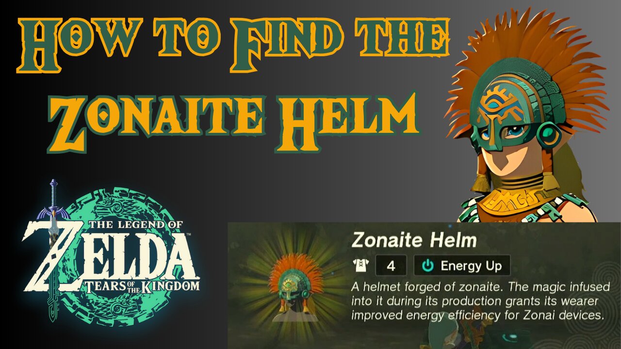 How to Find the Zonaite Helm in The Legend of Zelda: Tears of the Kingdom!!! #totk