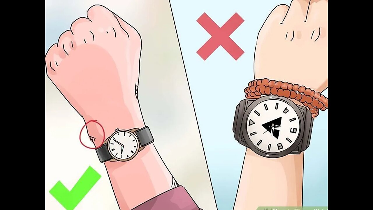 How to wear a watch on your hand?