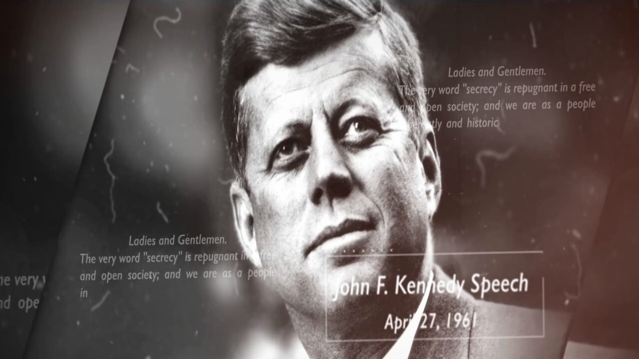 John F. Kennedy - "Secrecy Is Repugnant!" (1961 Speech on Secrecy and The Role of Newspapers)