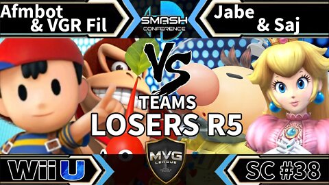 Afmbot & VGR|Fil vs. Jabe & Saj - Teams SSB4 Losers R5 - Smash Conference 38