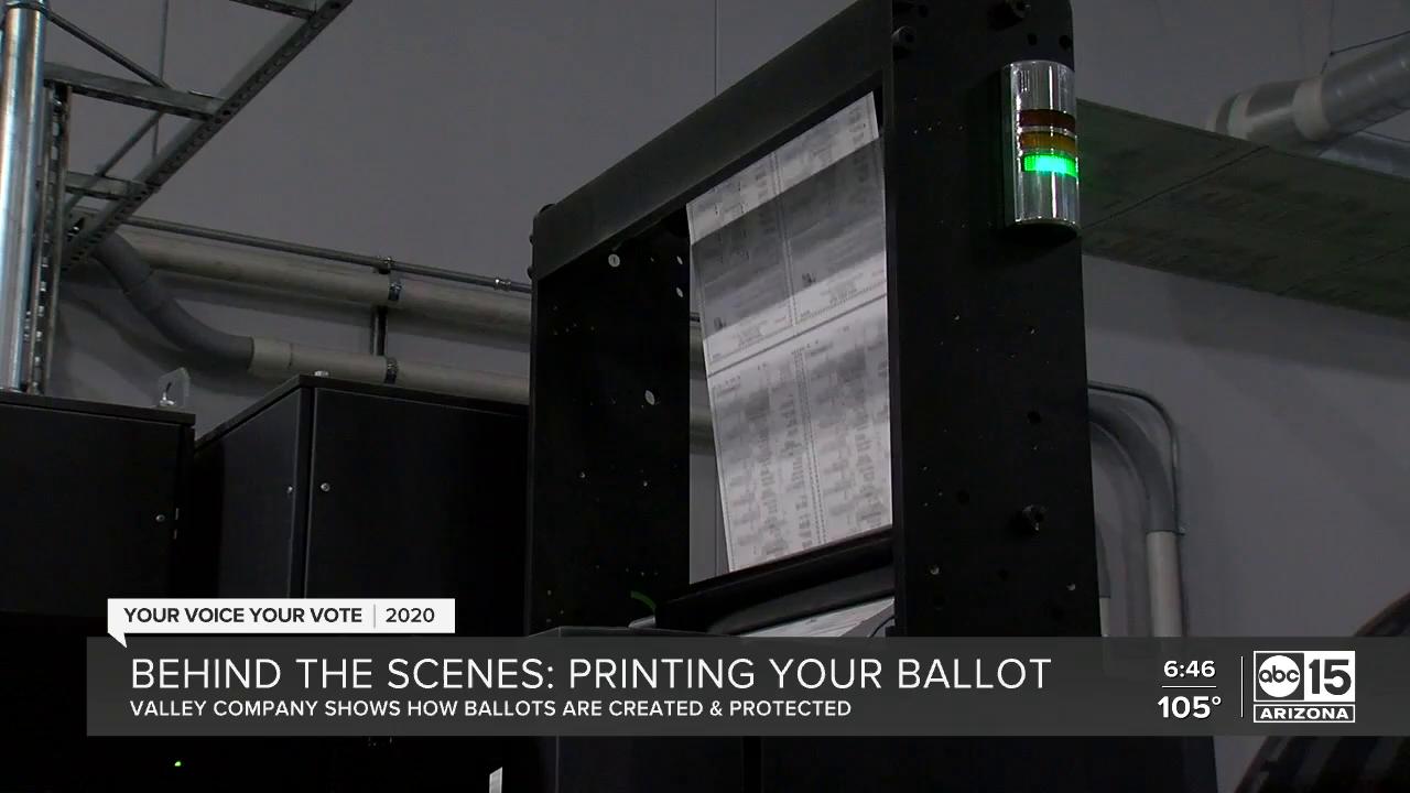 Behind the scenes: Printing your ballot