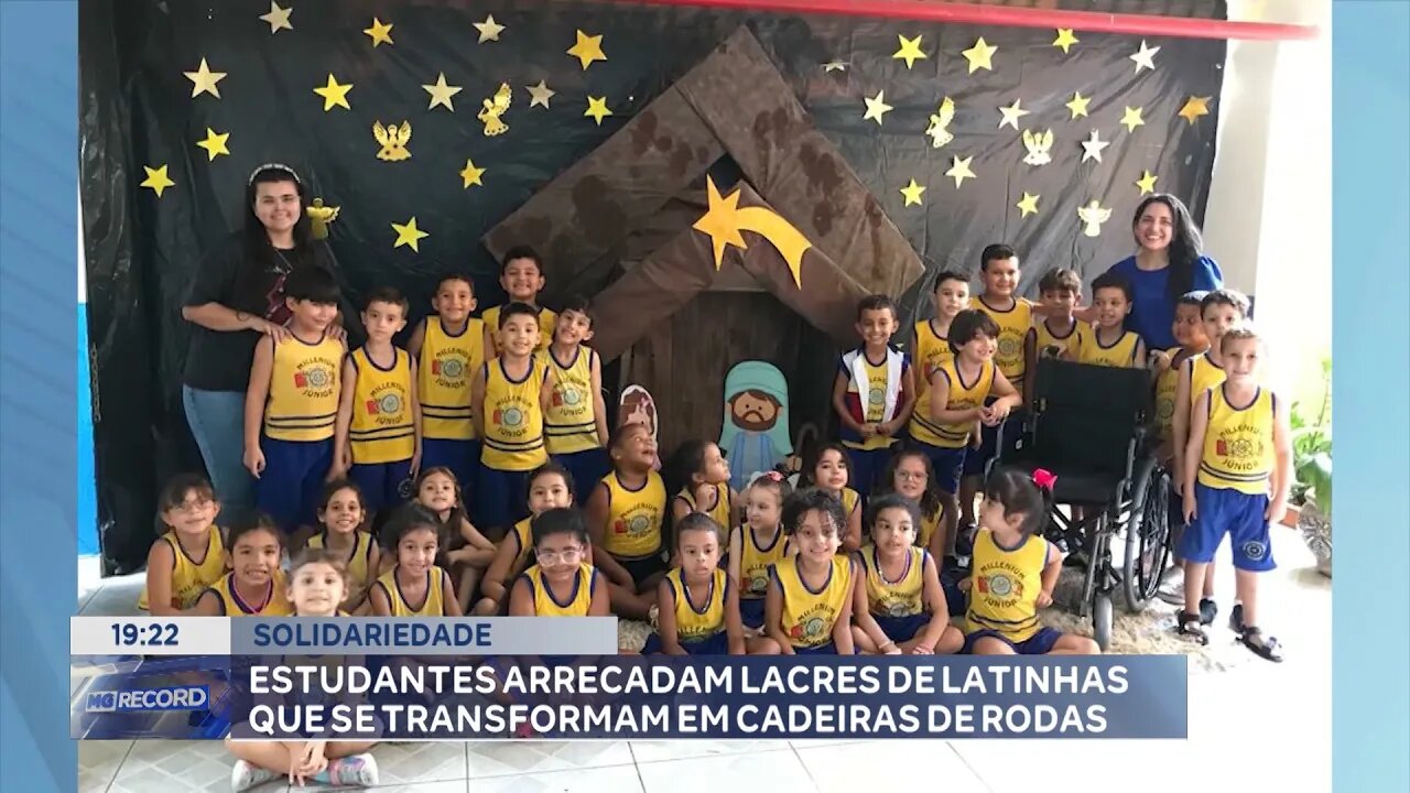 Solidariedade: Estudantes Arrecadam Lacres de Latinhas que se Transformam em Cadeiras de Rodas.