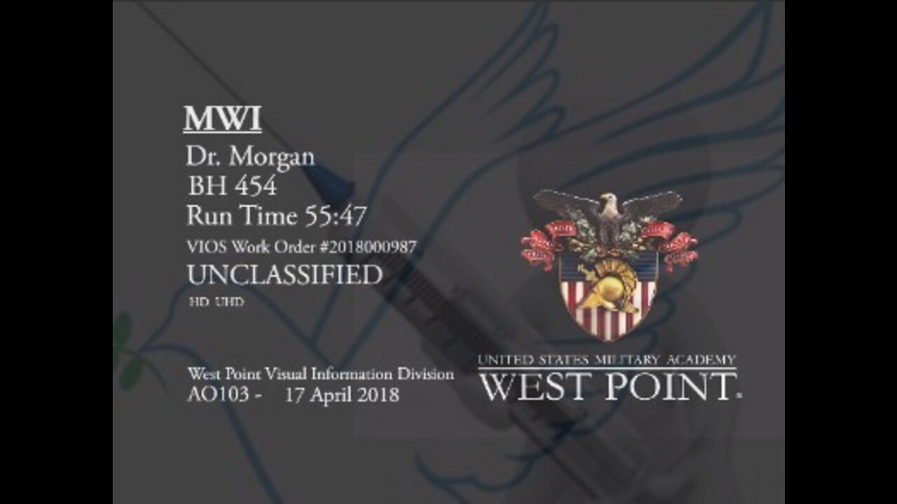 Charles Mrgan à Westpoint, 2018