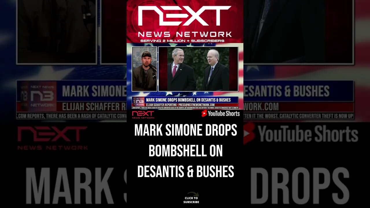 Mark Simone Drops Bombshell on DeSantis & Bushes #shorts