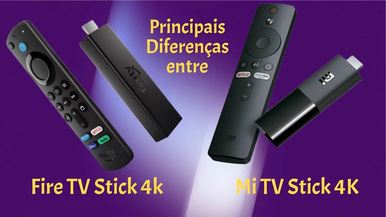 Fire TV Stick ou Xiaomi Mi TV Stick principais diferenças